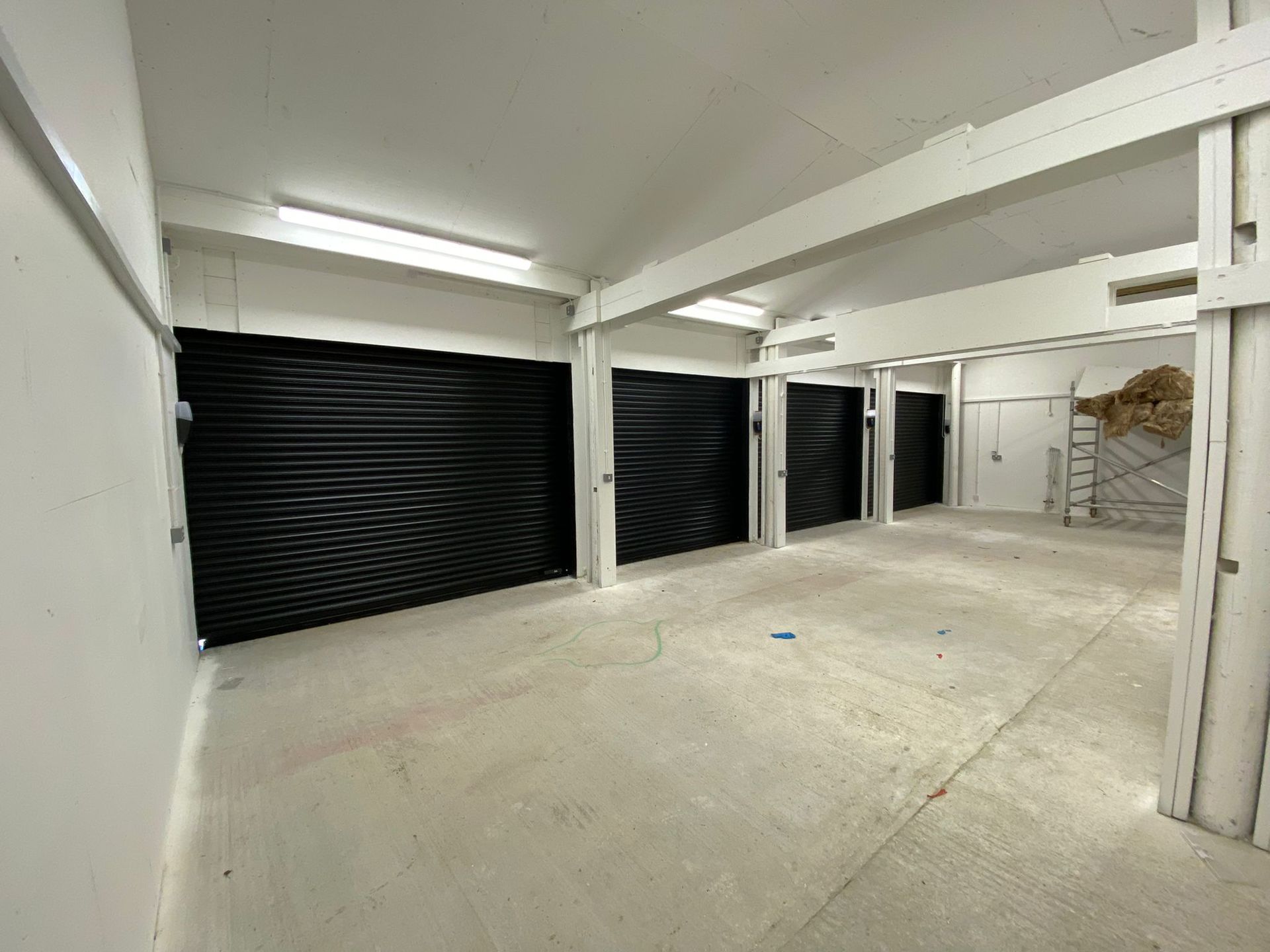 New warehouse roller shutters