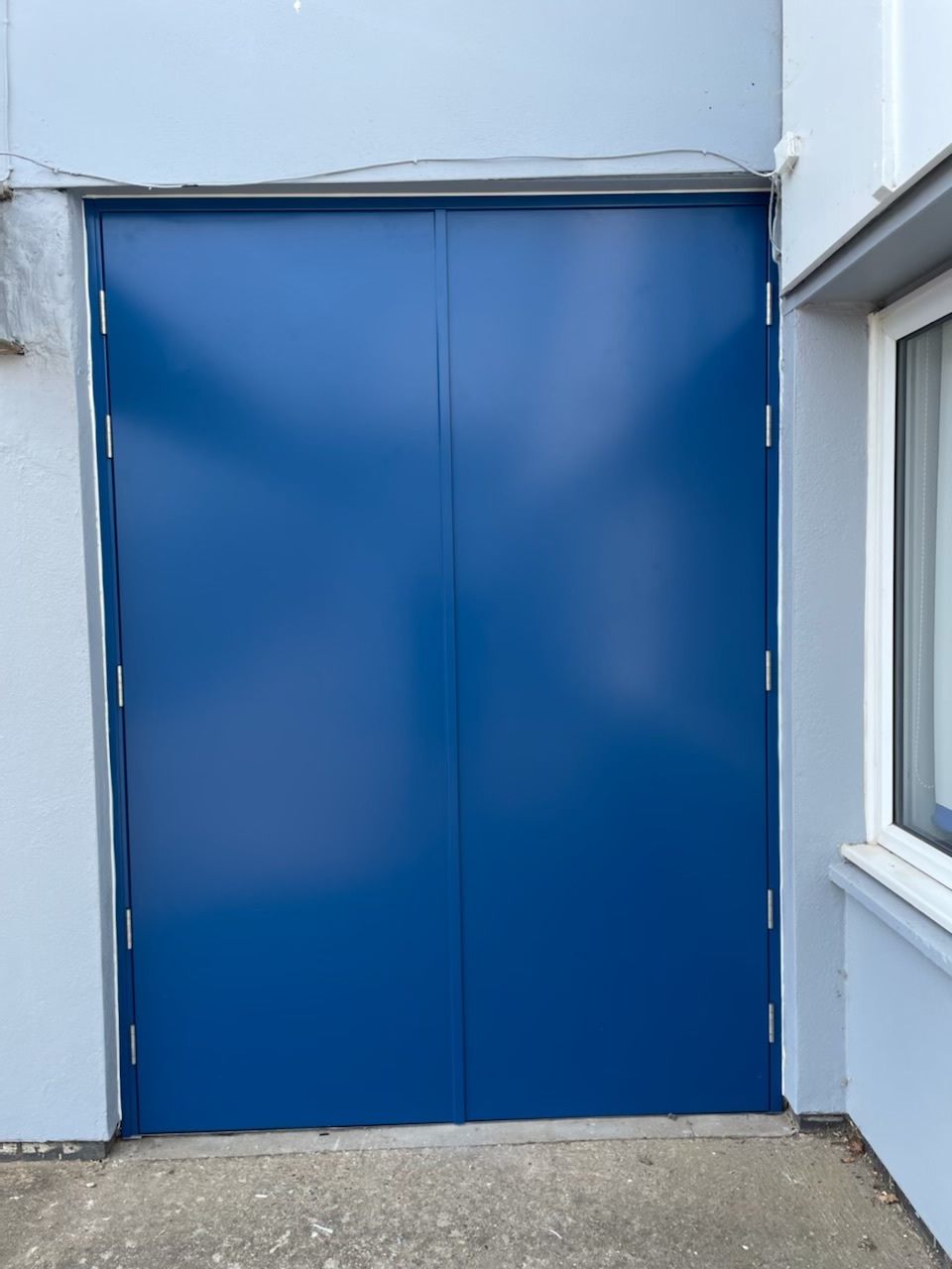 new powder coated roller shutters